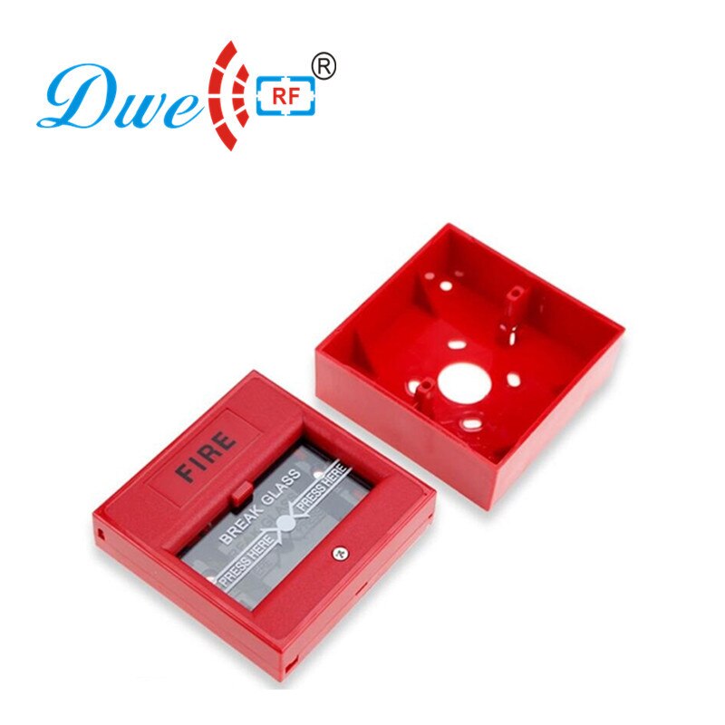 12V emergency breakglass fire alarm manual call point door release exit push button switch