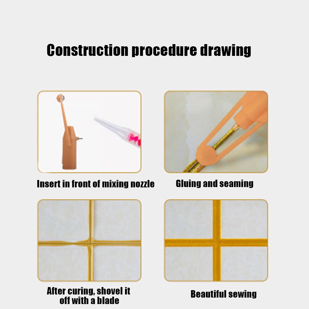 Gulvfliser lim plast søm byggeværktøj tryk søm krympebold skønhed søm flise dekorationsværktøj wwo 66