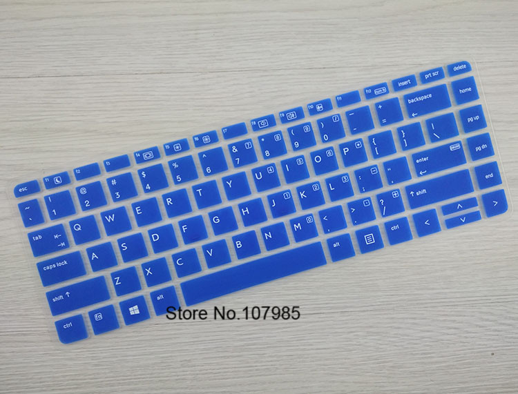 Silikon Tastatur Schutz Film Abdeckung haut führen Schutz für HP ProBook 440 G3 430 G3 EliteBook 840 G3 EliteBook 1040 g3: Blau