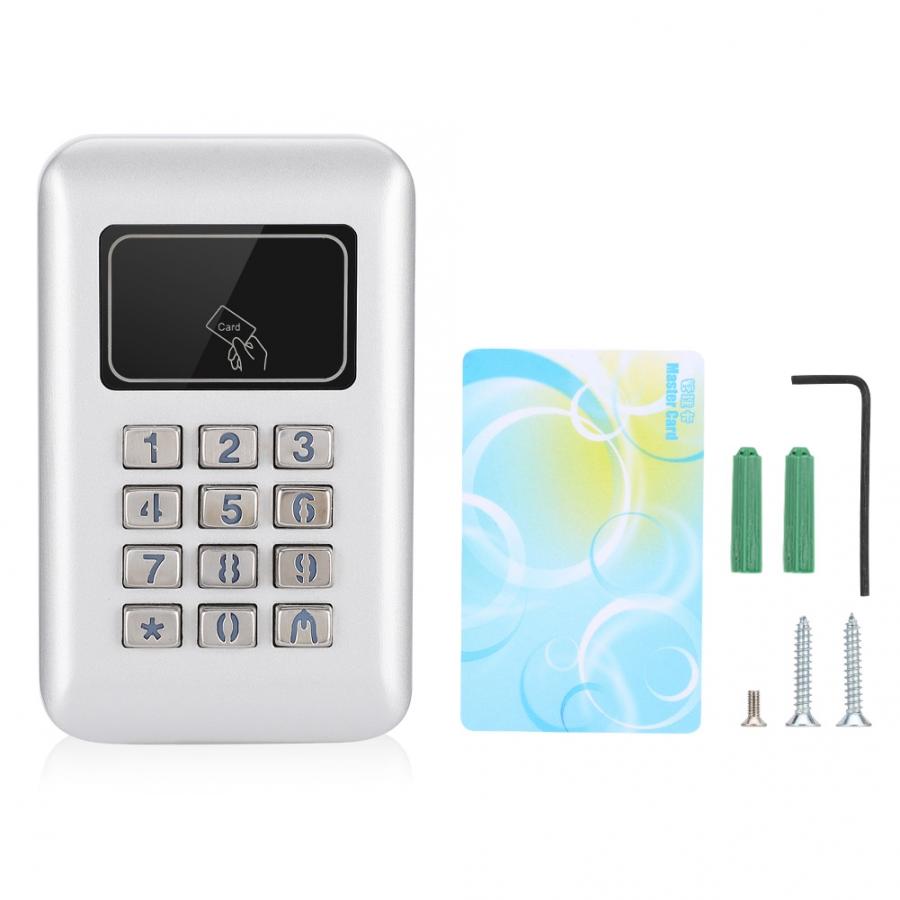 Smart Metal Access Control Password + ID Card Backlit Button for Home Office Entry System