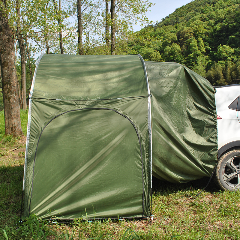 Auto-achtertent met vloer, SUV-achtertentstandaard, vrij Hatchback-tent, royale verticale hoogte, betrouwbaar in alle elementen