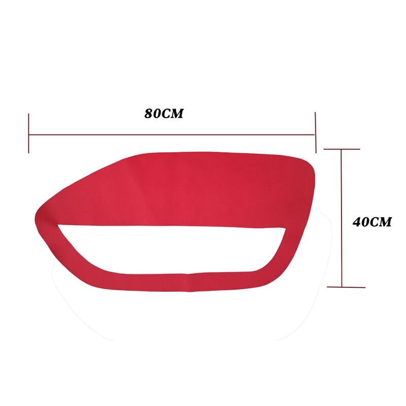 Auto deurpaneel inlegkaarten stofmat synthetisch leer rood voor ford mustang 2005 voordeur plaat onderdelen