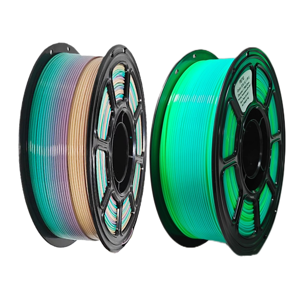 Tideboom PETG Filament 3D Printing Materials 1KG Eco-Friendly 3D Printer Petg Filament Good Toughness Colorful Petg 필라멘트: YELLOW-GREEN