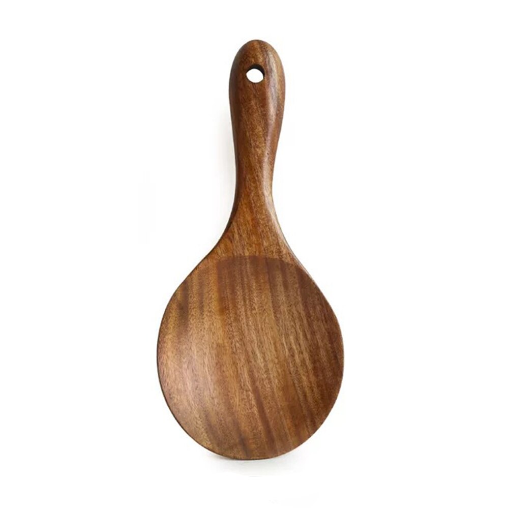 Cuillères spatule en bois | Ustensiles de cuisine, rétro en bois, ustensiles de cuisine domestiques, ustensiles de cuisine, cuillères légères, ustensiles de cuisine avec trou de suspension 7 Types: 7