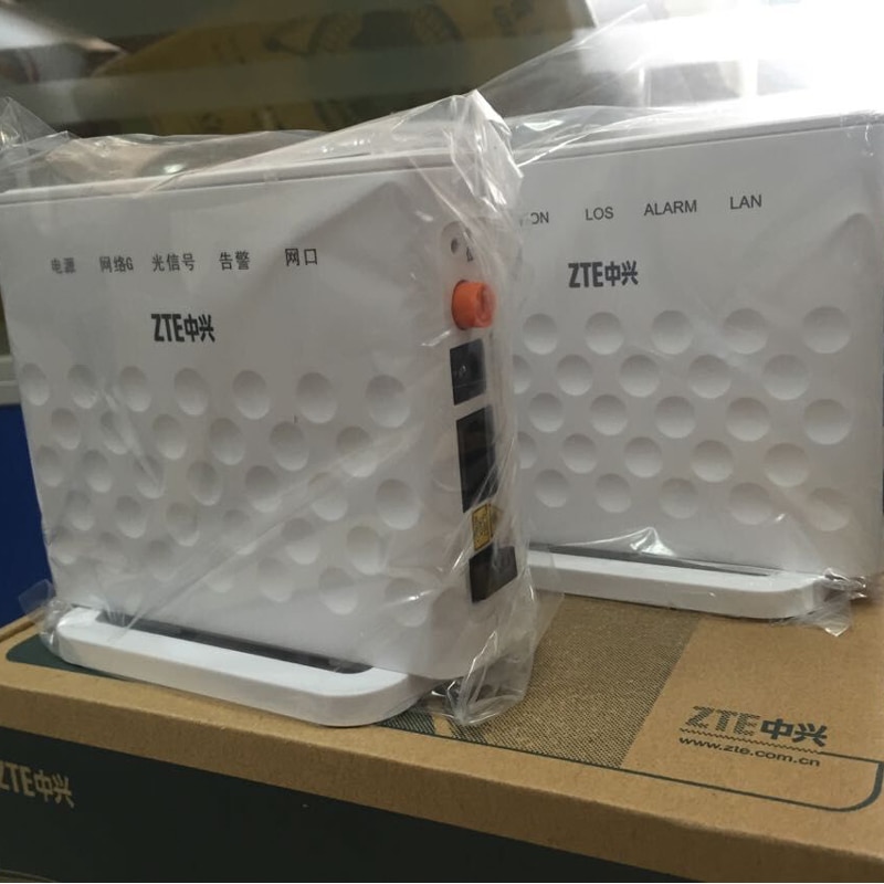 Original ZTE ZXA10 F401 EPON Terminal ONT FTTH EPON ONU with 1GE Ethernet Port English Firmware FTTH Fiber Optical Terminal