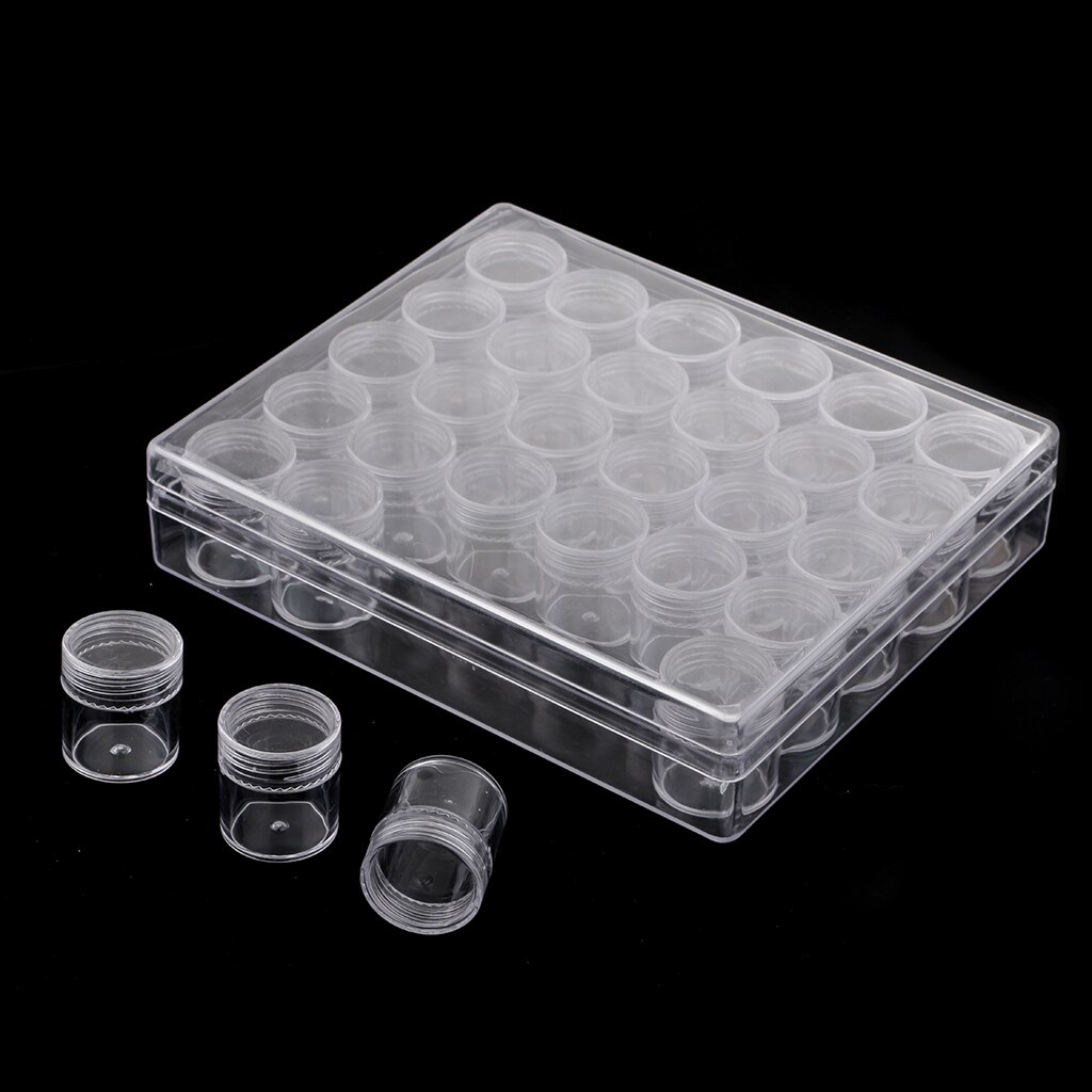 Plastic 30 Slots Sieraden Kleine Craft Kralen Opbergdoos Organizer Containers Potten