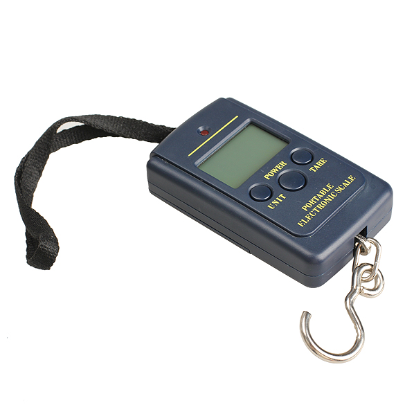 Tragbare 40kg/10g Elektronische Hängen Angeln Digital Tasche Haken Skala Wasserdicht Handliche Waage mit Haken LCD Anzeige Neue
