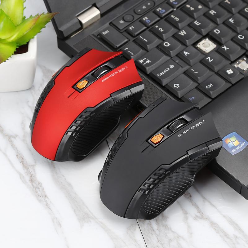 2.4Ghz Wireless Optical Mouse Responsive and Smooth Cursor Control Wireless Gaming Mouse Portable Practical Comforty Mouse