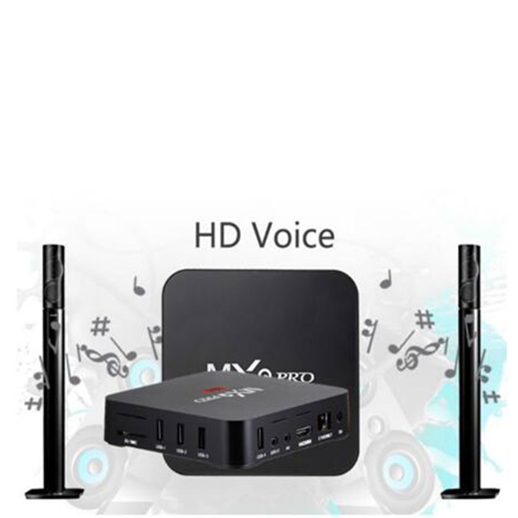 1000 Channels Smart TV Box Android MxqPro RK3229 Android 7.1K 1g + 8g Smart TV Box Amlogic 4-core Media for EU US AU UK