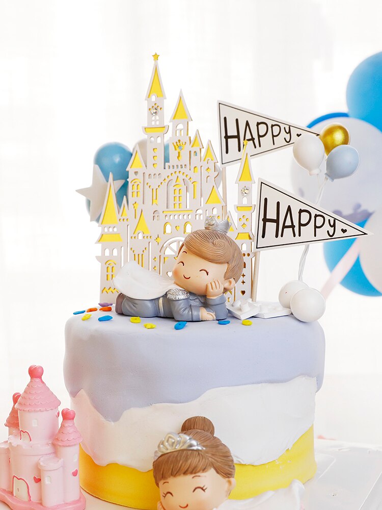 Jolie couronne Prince Pricness pour enfants | Décoration de gâteau d'anniversaire, décoration de gâteau, décoration de fête, Supliy garçon enfant fée pâtisserie