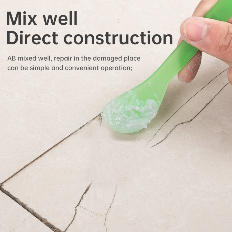 Tile Repair Glue AB Adhesive Ceramic Marble Floor Tile Toilet Washbasin Repair Glue Crack Repair Caulk Glue