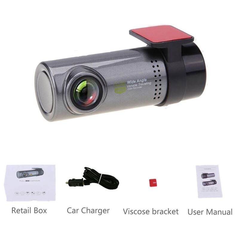 Mini Wifi Auto Dvr Camera Dashboard 360 Graden Hd 720P Video Recorder Auto Front Dash Cam Digitale Registrar Camcorder
