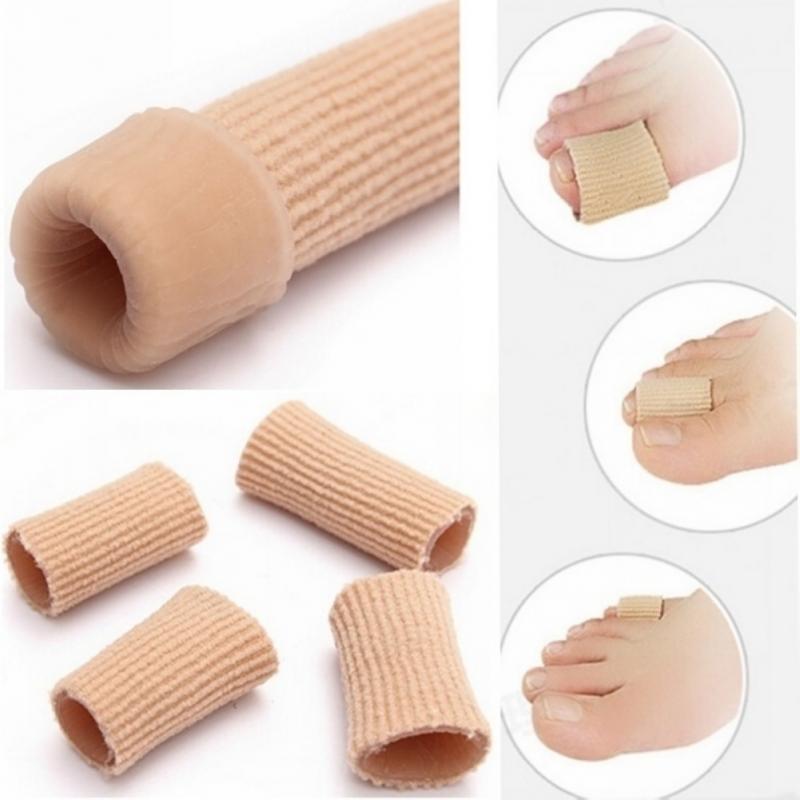 Gel and Cotton Foot Fingers Toe Gel Cap Finger Toe Blister Callouses Relief Tube Protector Small Foot Care Health Toe health #