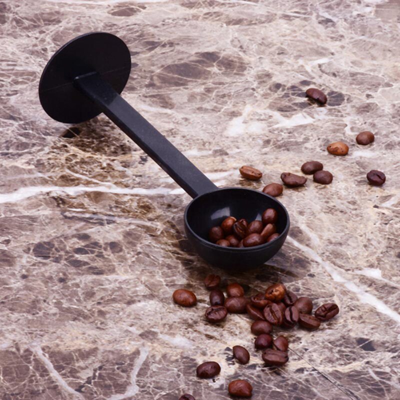 , cuchara dosificadora y de aplaste, Tamper de café de 2 en 1, cuchara de café expreso, utensilios para café y té