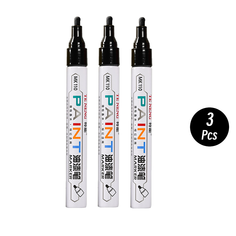 8 Kolorów Pisak robić Naprawy Rys Samochodowych Szybkoschnący Lakier robić Retuszu Wodoodporny znacznik robić Opon i Felg Pisaki robić Lakieru Samochodowego: czarny