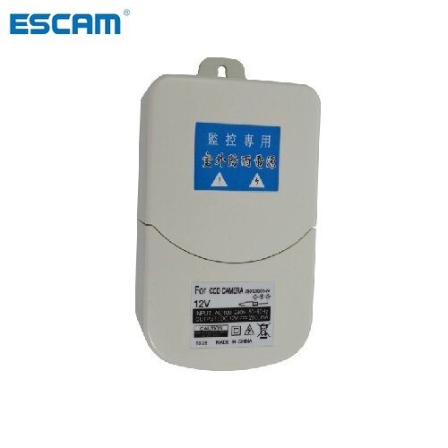 Waterproof Outdoor CCTV Power Supply DC 12V 2A Power Adapter Power Switch US EU UK for cctv camera