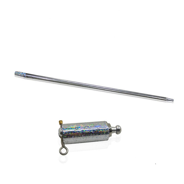 110 CM/150 cm Metal Verschijnen Cane Kan Kiezen Kleur Magic Sticks Voor Professionele Goochelaar Stage Street Magie Illusie accessoires: sliver 50cm