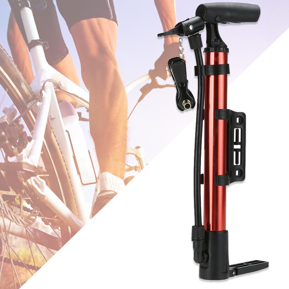 Portable Mini Bicycle Hand Air Pump Ball Tire Inflator Pump Aluminum Alloy High Pressure Cycling MTB Mountain Bike Pump