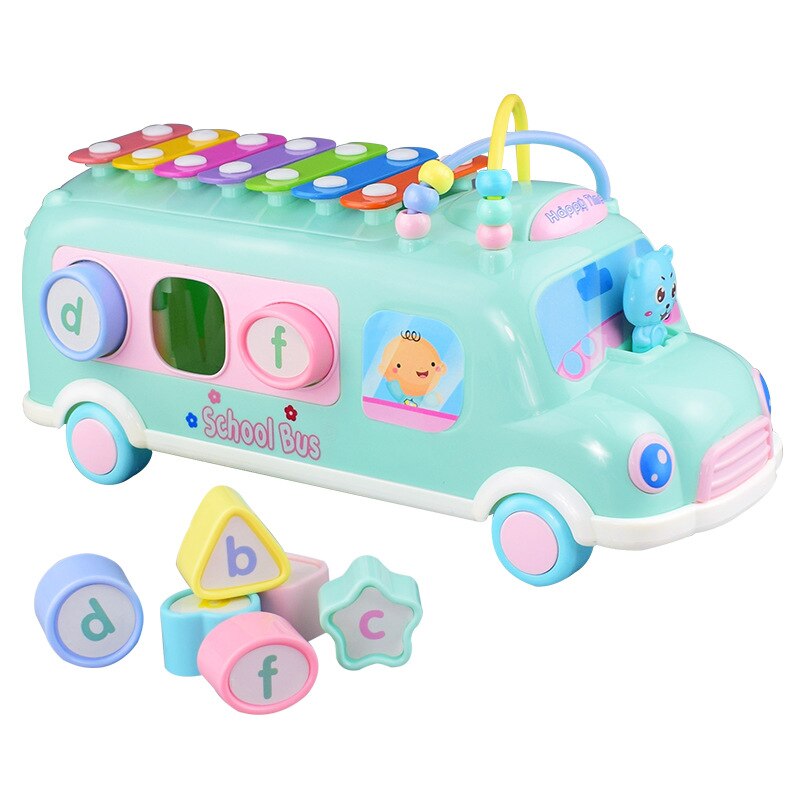 Baby Toys 0 12 13 24 Months Learning Musical Instrument Toys for Toddlers School Bus Baby Boy Toys Brinquedos Para Bebe Oyuncak