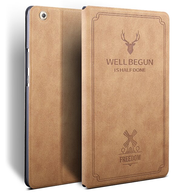Case for Huawei MediaPad M3 8.4 BTV-W09/DL09 Slim Folding Folio Flip Stand PU Leather Case Cover for Huawei M3 8.4 Tablet Funda: Camel
