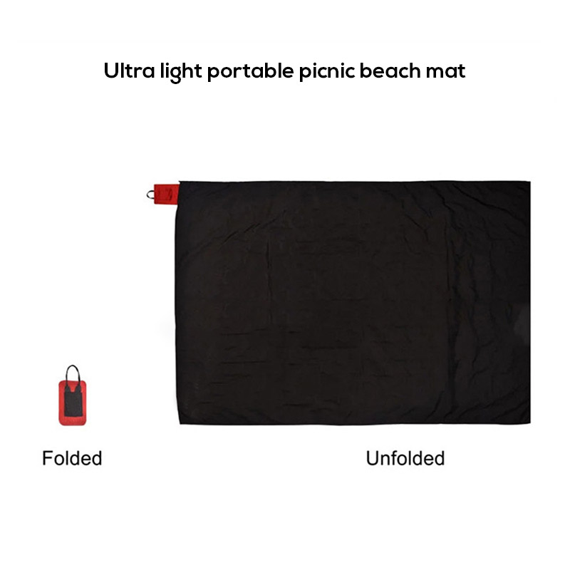 70*110cm ultra-tynne bærbare sammenleggbare campingmatte lommer vanntett teppe utendørs piknikmatte sand strandmatte picknick telttrekk
