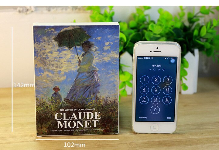 Monet – carte de vœux créative, 30 pièces, nouvelle série d&#39;artiste, DIY, cartes postales, d&#39;anniversaire, carte de Message