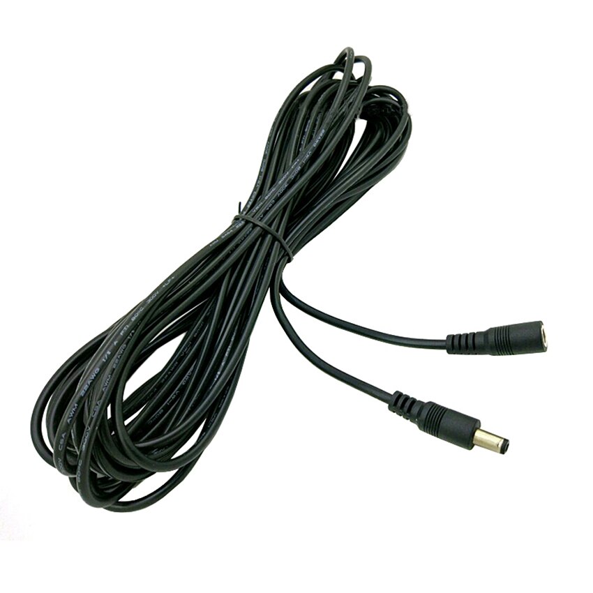 3m DC12V Power Extension Cable, 3.5mm outer diameter Connector Male To Female For CCTV Network Security Camera