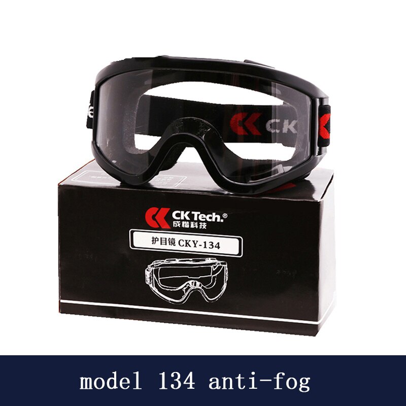 transparent Männer Brille Anti-Nebel Anti-Spritzen Staub/Sand-beweis Brille Reiten Anti-schock Komfortable schwamm Winddicht Gläser: Schwarz