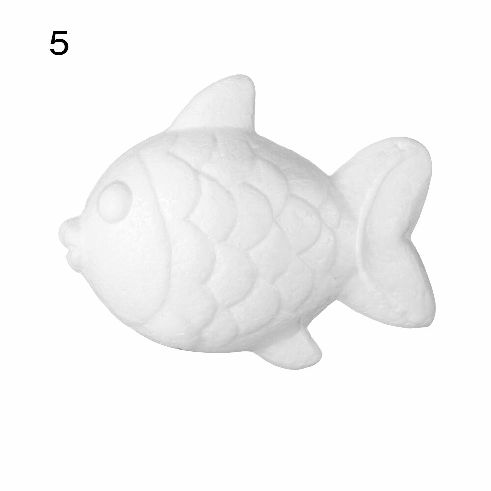 1pc witte schuimdiervormige modellen van piepschuim, kerstfeest, kinderspeelgoed, huisdecoratie, knutselen: 5