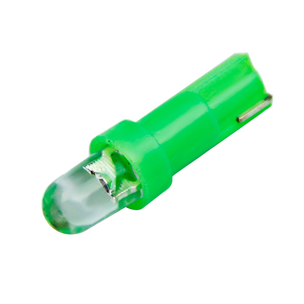 20 piezas Interior del coche T5 led 1 SMD led tablero cuña 1LED coche luz t5 bombilla led t5 12v Amarillo/azul/Verde/rojo/blanco led