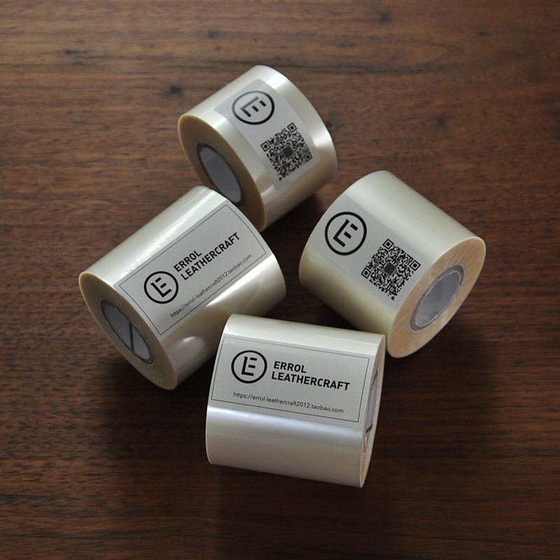 Free Ship One Roll Transparent Film 120M Length for Stamping Paper Solid Vinyl Protective Togo Leather for Pure PU