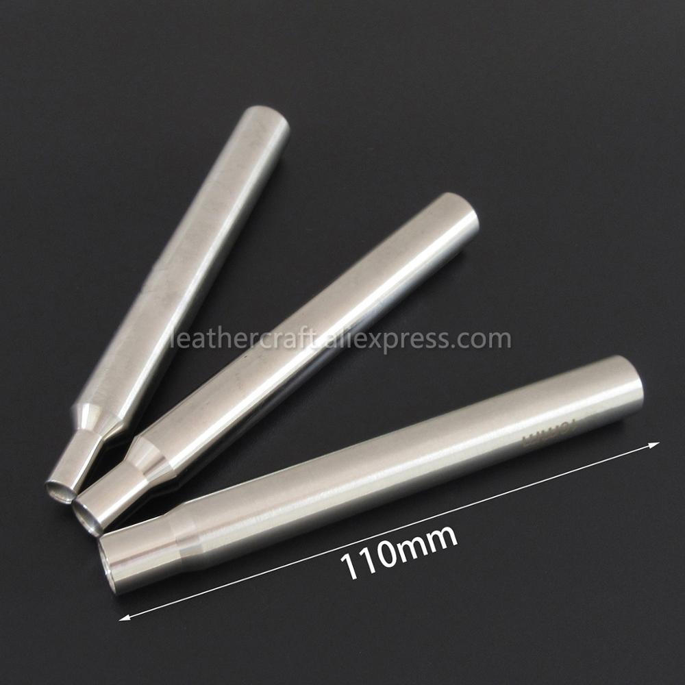 1pcs Double cap rivets setting tool kit rivet punch setter hand tool Stainless Steel spike studs for leather craft garments shoe