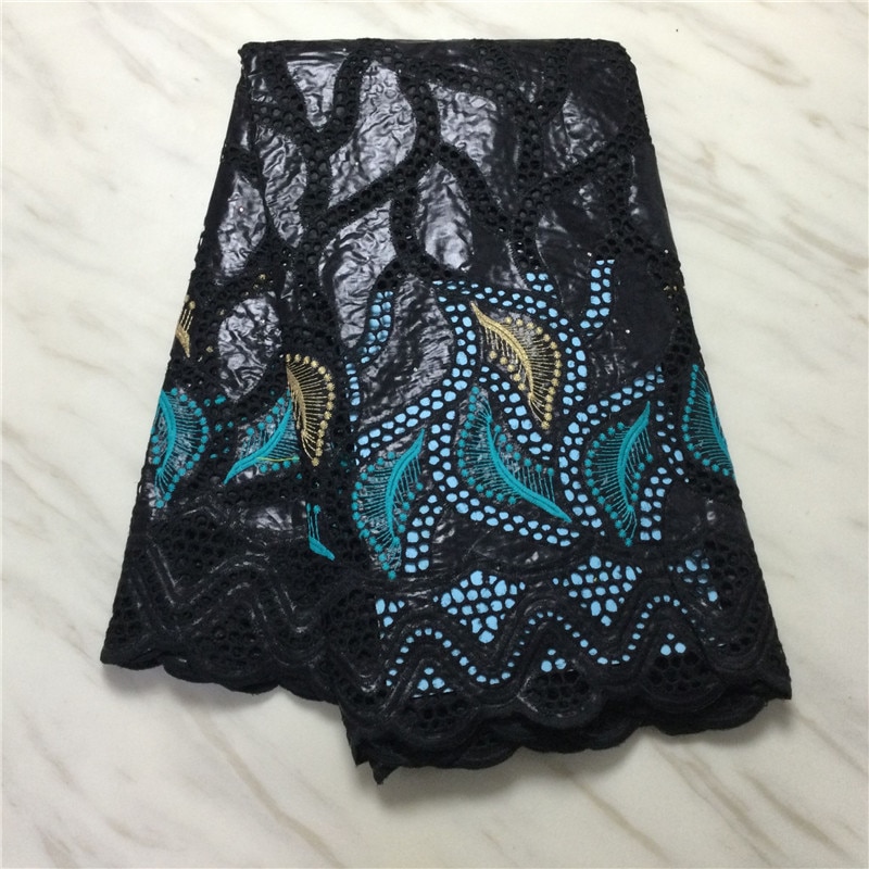 black bazin brode getzner african bazin lace fabric bazin riche getzner with tulle lace embroidery for women dress