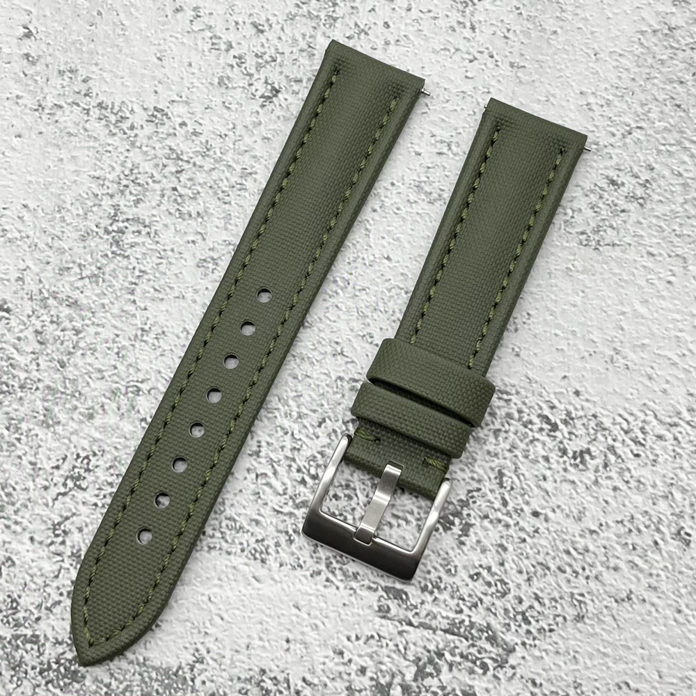 Waterdichte Canvas Horlogeband 18mm 19mm 20mm 21mm 22mm Stof Met Lederen Quick Release Horlogeband heren Polsband Accessoires: Beige / 18mm