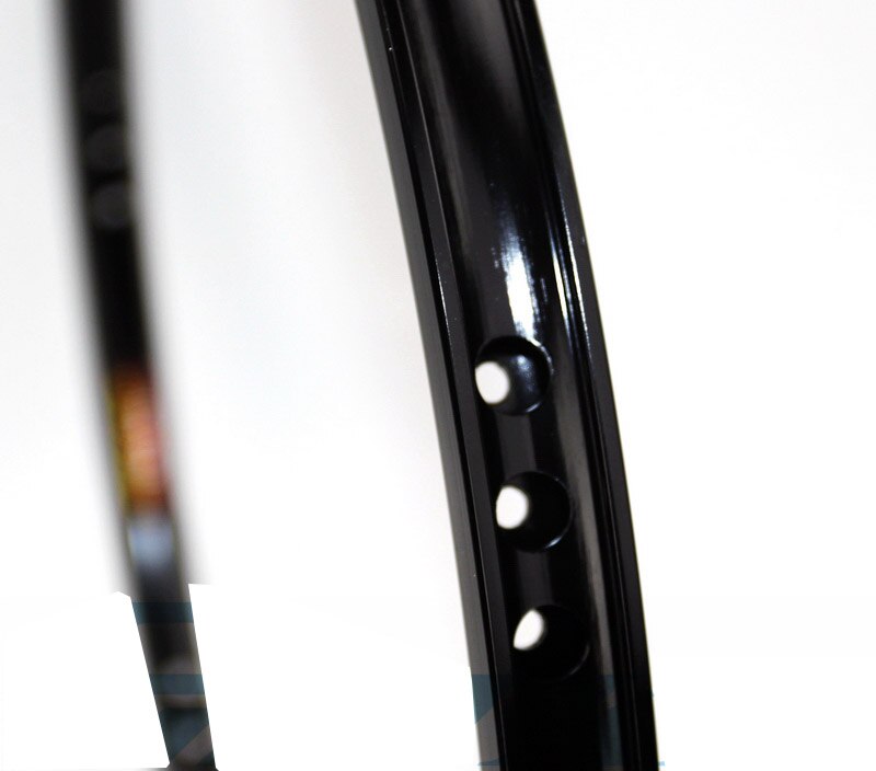 Llanta negra para bicicleta Brompton, 16 pulgadas, 349, 14, 16, 20, 21 y 28 agujeros
