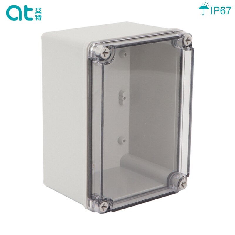 IP67 Transparent Lid Junction Box Waterproof Plastic Enclosure Box Electronic Project Instrument Case ABS Outdoor Housing: 175 x 125 x 100 mm