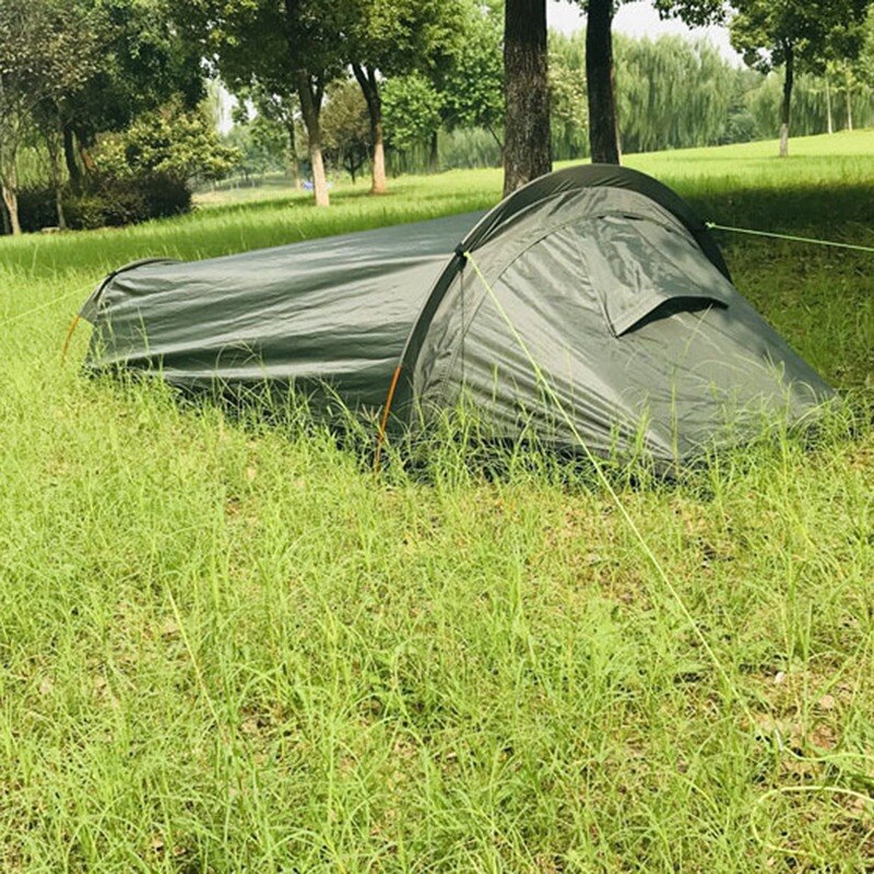 Sac à dos tente Camping en plein air sac de couchage tente légère personne seule tente