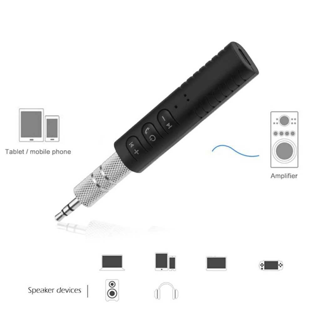 Mini 3.5Mm Jack Bluetooth Carkit Handsfree Muziek Audio Receiver Adapter Fit Ipad Iphone Latop Aux Bluetooth Audio adapter