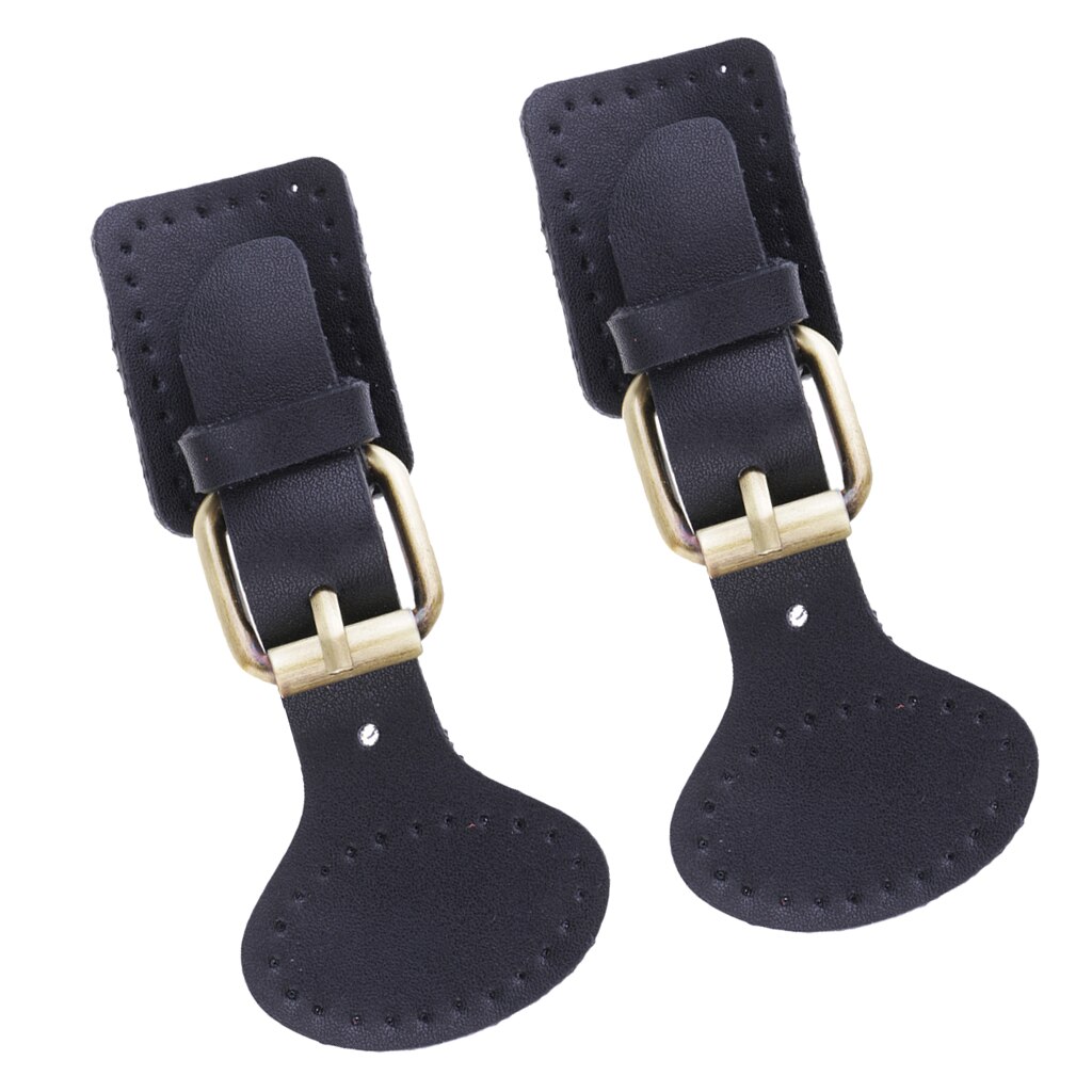 Set of 2 DIY Sew on Leather Snap Buckle Replacement Bag Fastener Making Crafts
