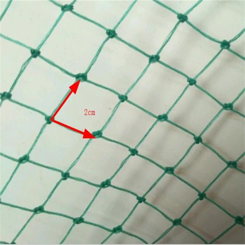 5m *3m garden fence mesh Green color safety poultry and pets Simple and convenient fence Fishing net Gardening net