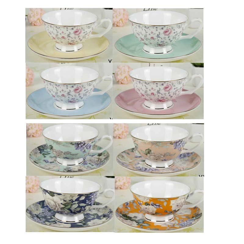 Royal York Bone china kop en schotel 2x 23247
