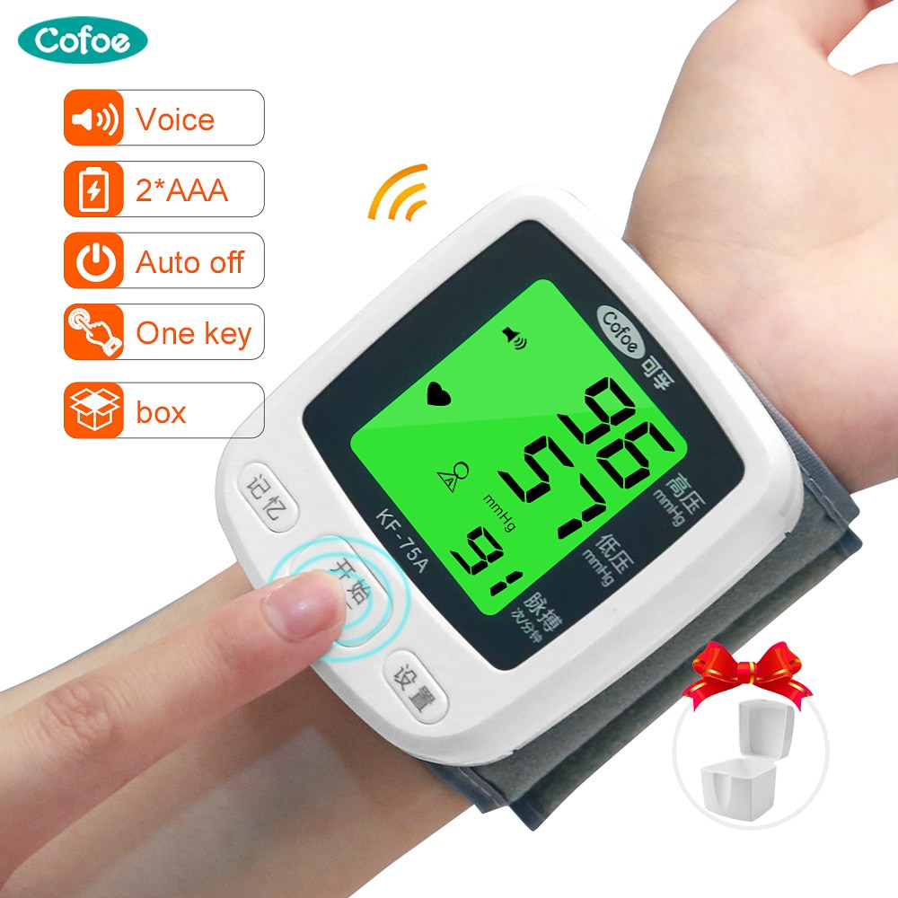 Cofoe Digitale Pols Bloeddrukmeter Medische Apparatuur Thuis Bloeddrukmeter Voor Meten Bloeddruk En Hartslag