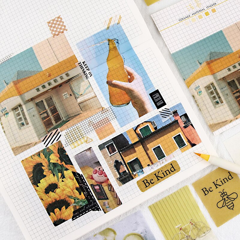 70pcs/lot Retro Coffee Shop Decorative Stickers Scrapbooking Stick Label Diary Stationery Album Stickers