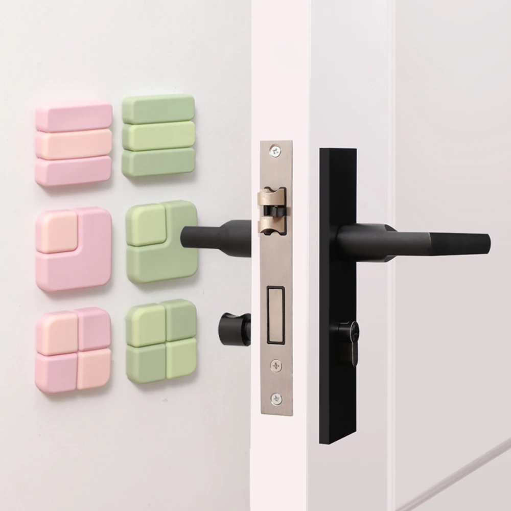 muurbeschermer Pad Deurstopper Siliconen handvat Bumpers Zelfklevende Mute Anti-Shock Protection Porte Pad Home Improvement