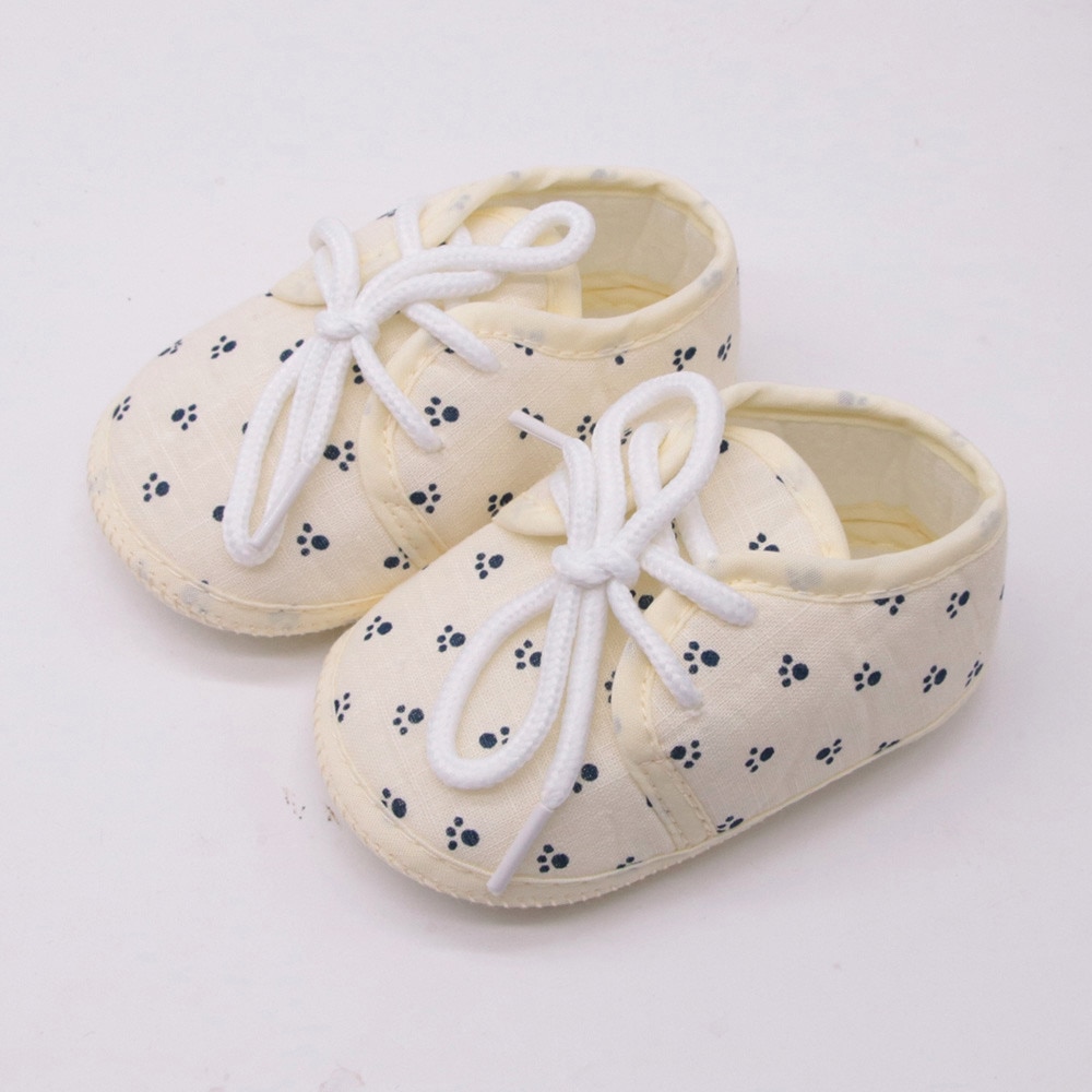 Babyschoenen Schoenen Voor Pasgeboren Baby Meisjes Schoenen Brief Footprint Plaid Anti-Slip Schoeisel Crib Schoenen Zapatos Для Новорожденных