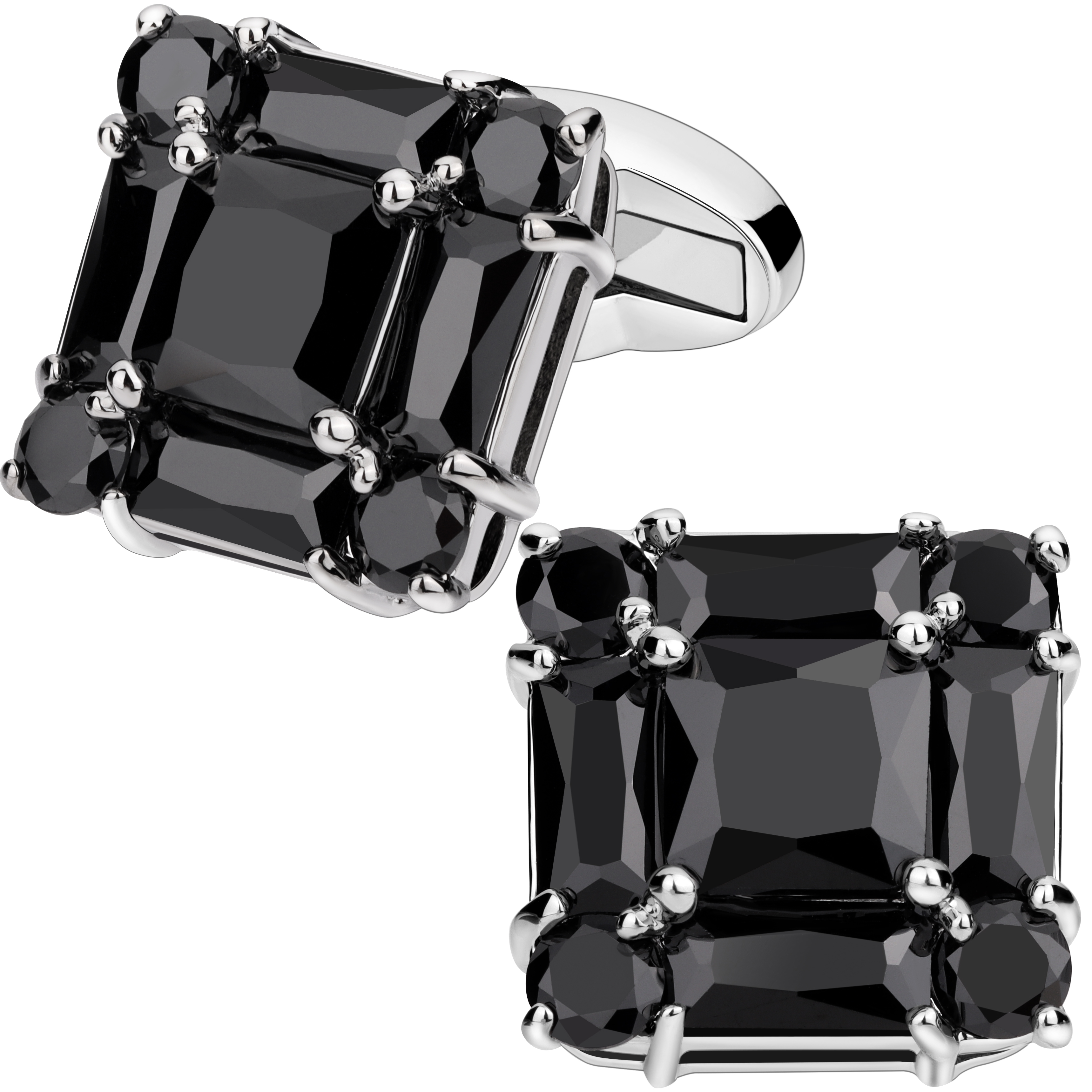 modisch Schneiden Zirkon Manschettenknöpfe für Männer männer Kleidung Zubehör Ewige Glanz Schmuck Besten für Hochzeit: Titan überzogen