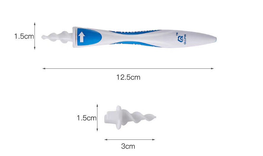 Ear Care Clean Ear-pick Cleaner 16 Tips Spiral Smart Ear Cleaner Easy Earwax Removal Swab Kit Soft Flexible Safe Pain-free Tools