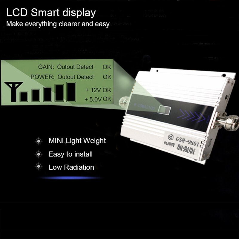 Beste Tri Band 900 1800 2100 Gsm Dcs Wcdma 2G 3G 4G Lte Signaal Booster Mobiele telefoon Cellulaire Repeater Versterker