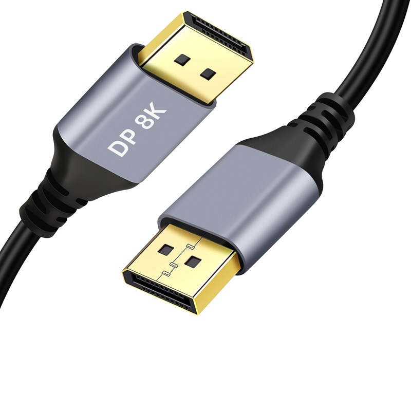 Cable DisplayPort 1,4 8K @ 60Hz DP a DP de 1m/2m/3m/5m 0,5M-5M 4K @ 144HZ 1080P @ 240HZ 32,4Gbps, adecuado para juegos de monitores de computadora
