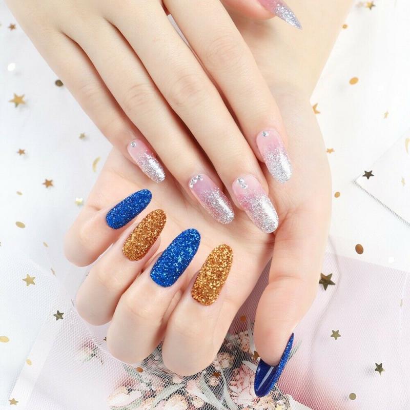 Full Acrylic Powder Nail Art Tool Starter Kit/Set Nail Tips Brush File Form DIY Kit For Beginners Nail Glitter Powder